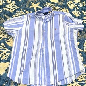 Blue Polo short sleeve button down
